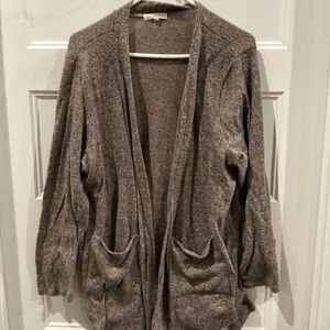 Women's Brown Cardigan Sweater